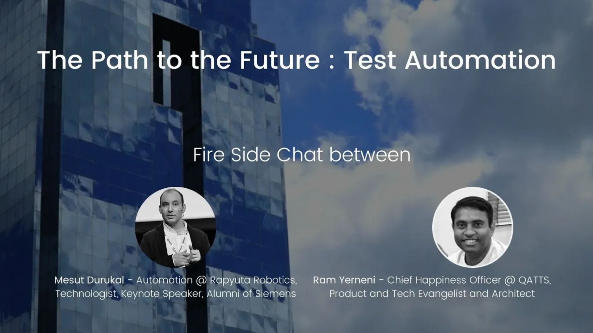 Test Automation - Fire Side Chat